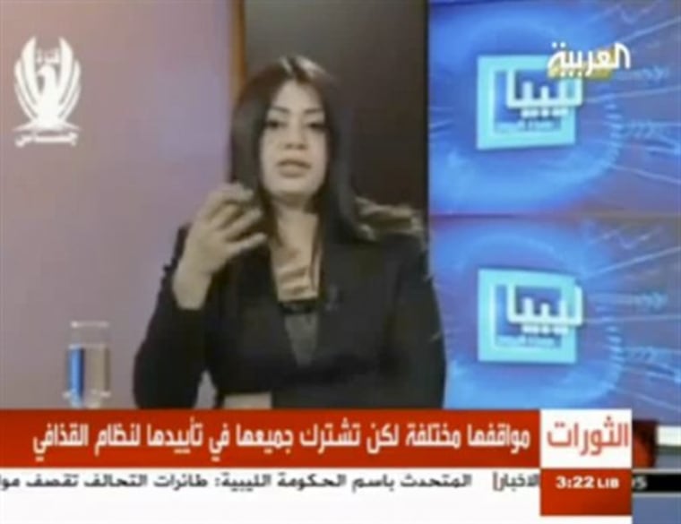 With her attack-dog demeanor, Libyan state TV presenter Hala Misrati stands out even in the field of presenters of state-run news channels throughout Arab countries.  